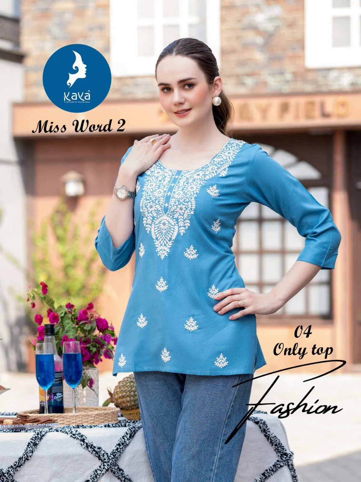 Miss Word 2 By Kaya Rayon Wholesale Ladies Top Suppliers In Mumbai